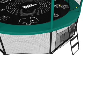 Каркасный батут Unix Line 10ft Supreme Game 305х305х241 см green