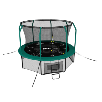 Каркасный батут Unix Line 10ft Supreme Game 305х305х241 см green