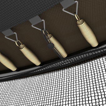 Каркасный батут Unix Line 12ft Black&Brown inside 366х366х269 см brown