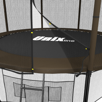 Батут UNIX line 12 ft Black&Brown (Outside)