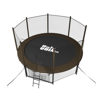 Батут UNIX line 12 ft Black&Brown (Outside)