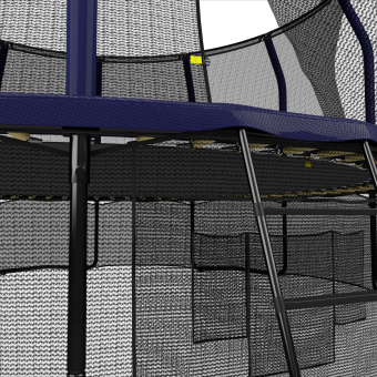 Каркасный батут Unix Line 16ft Supreme Game 488х488х269 см blue