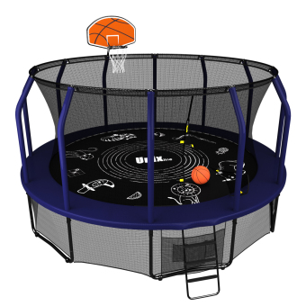 Батут UNIX line SUPREME GAME 14 ft + Basketball