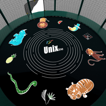 Батут UNIX line SUPREME GAME 10 ft + Basketball
