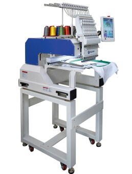 Промышленная одноголовочная вышивальная машина VELLES VE 20C-TS2 FREESTYLE с пяльцами и бордюрной рамой с полем вышивки 400 x 300 мм.