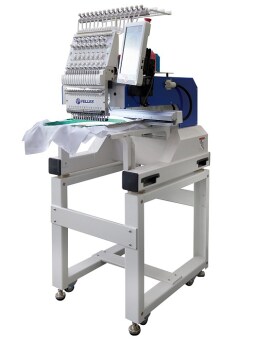 Промышленная одноголовочная вышивальная машина VELLES VE 20C-TS2 FREESTYLE с пяльцами и бордюрной рамой с полем вышивки 400 x 300 мм.