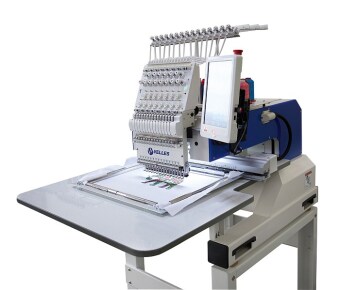 Промышленная одноголовочная вышивальная машина VELLES VE 20C-TS2 FREESTYLE с пяльцами и бордюрной рамой с полем вышивки 400 x 300 мм.