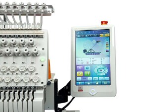 Промышленная одноголовочная вышивальная машина VELLES VE 21C-TS2L NEXT с пяльцами и бордюрной рамой 600 x 400 мм