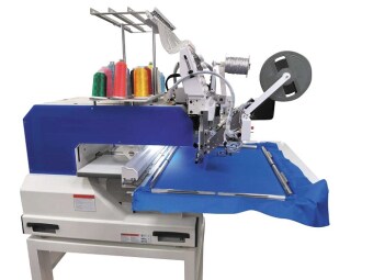 Промышленная одноголовочная вышивальная машина с устройствами для настрочки пайеток и шнура VELLES VE 22C-TS2L FREESTYLE 600 х 400 мм