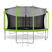 Батут с защитной сеткой Arland 16FT Light Green (внутренняя сетка)