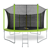 Батут с защитной сеткой Arland 14FT Light Green (внутренняя сетка)