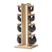 Набор гантелей с подставкой NOHrD Swing Turm, материал: ясень, общий вес: 26 кг