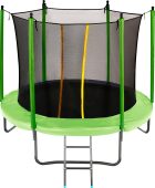 Каркасный батут JUMPY Comfort 8 FT 244х244х214 см green
