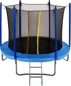 Каркасный батут JUMPY Comfort 8 FT 244х244х214 см blue