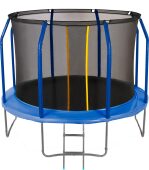 Каркасный батут JUMPY Premium 8 FT 244х244х230 см blue
