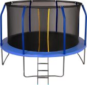 Каркасный батут JUMPY Premium 12 FT 366х366х259 см blue