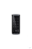 Накладной электронный дверной замок LocPro GL725B2X Series Black без монтажных пластин (для стеклянных дверей)