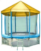 Батут OPTIFIT Like Blue 16ft 4,88 м с желтой крышей
