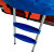 Каркасный батут DFC Jump Basket 10FT-JBSK-B 305х305х254 см красный/синий