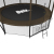 Батут UNIX line 10 ft Black&Brown (Outside)