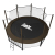 Каркасный батут Unix Line 12ft Black&Brown inside 366х366х269 см brown